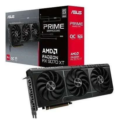 Asus Radeon RX 9070 XT Prime OC - Mellanklass Grafikkort 2026 - betyg 8.9/10