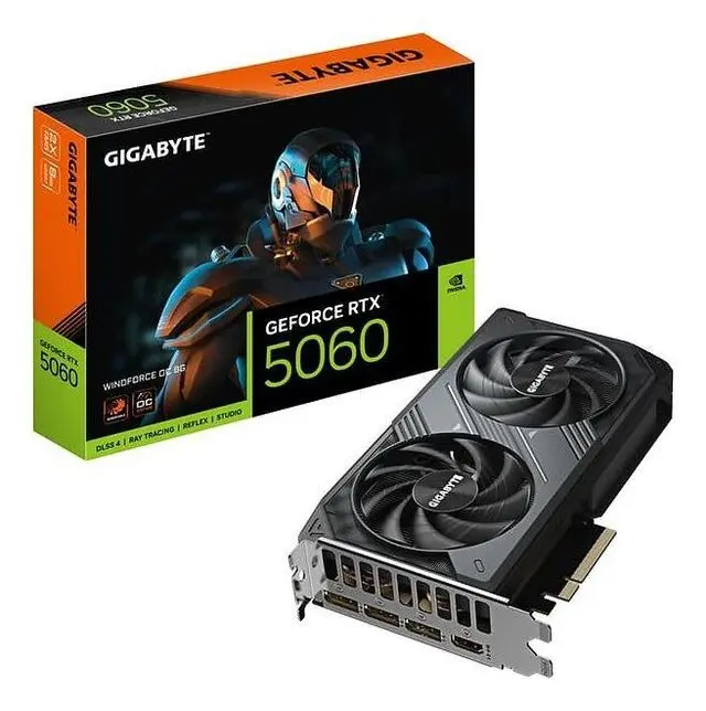 Gigabyte GeForce RTX 5060 Windforce OC - Budget alternativ Grafikkort 2026 - betyg 8.1/10