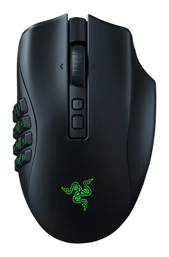 Razer Naga V2 Pro - Bästa MMO-mus Gamingmus 2026 - betyg 9/10