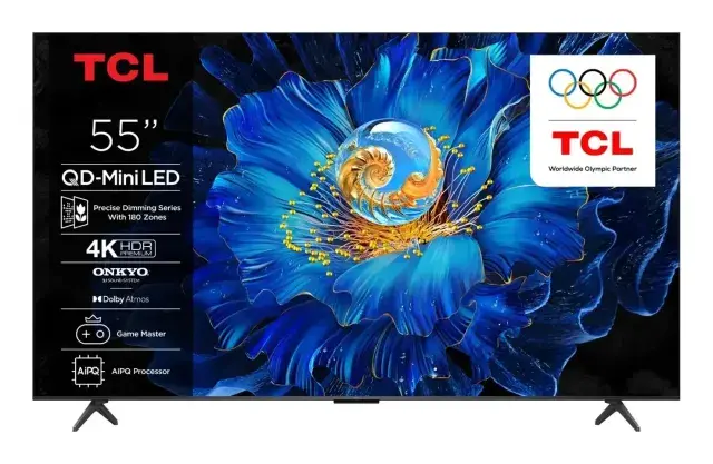 TCL 55C69KS - Bästa budget Gaming-TV 2026 - betyg 8.3/10